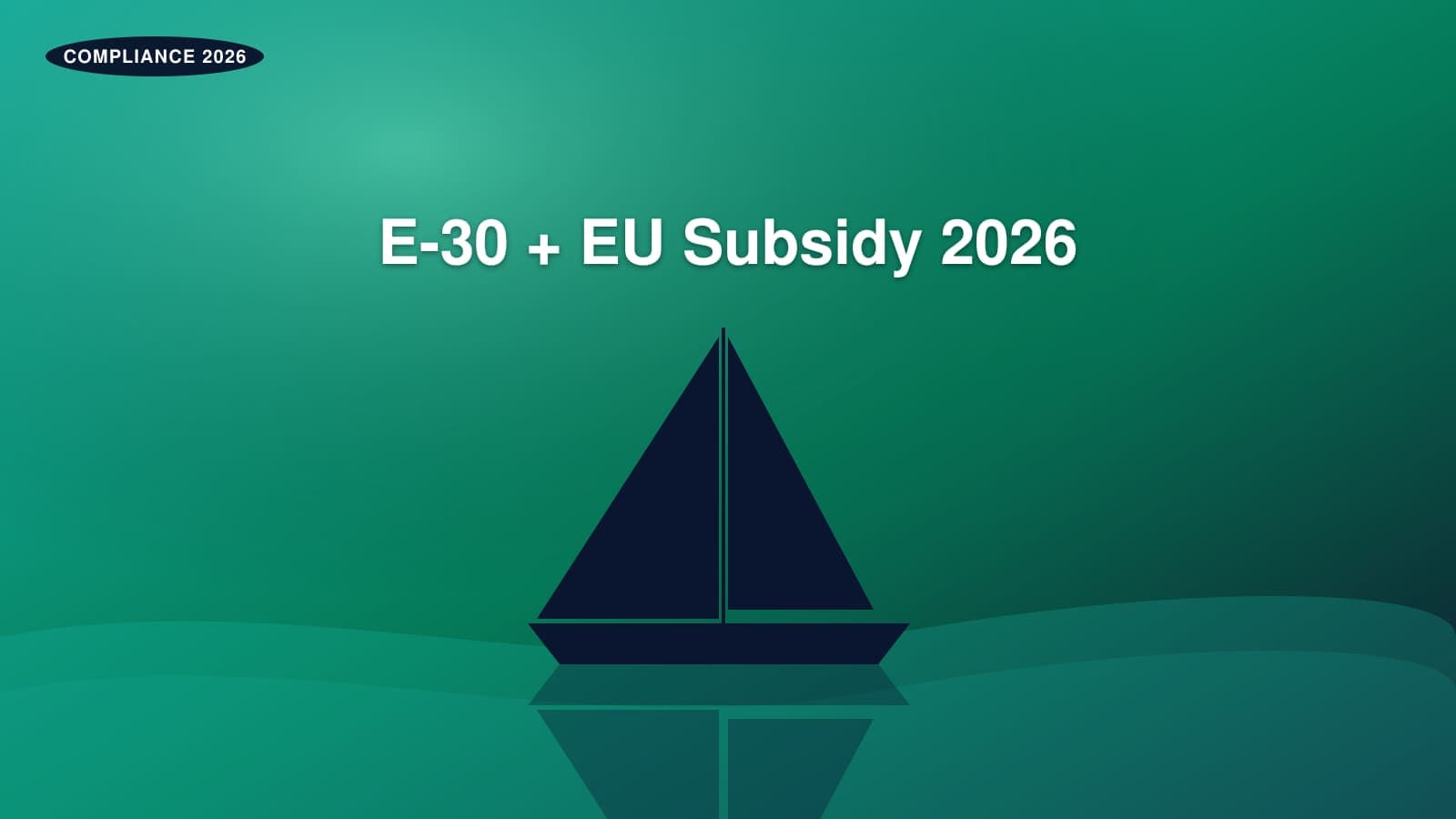 Marine surveyor inspecting an electric propulsion installation against the new ABYC E-30 compliance checklist.
