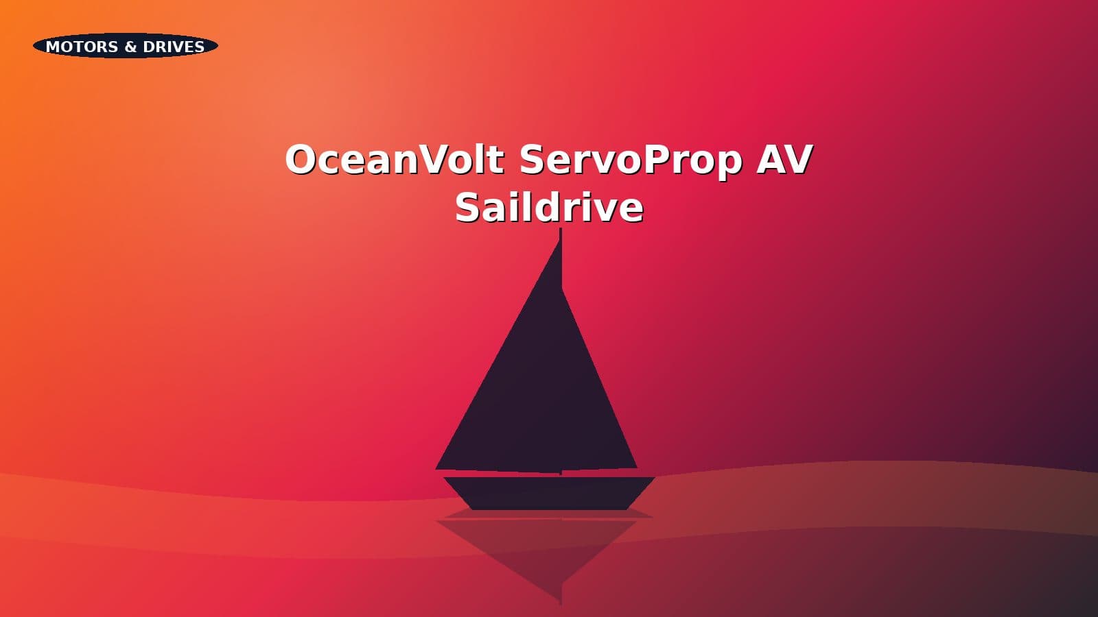 Sailboat under sail with a regenerative variable-pitch saildrive feeding the battery.