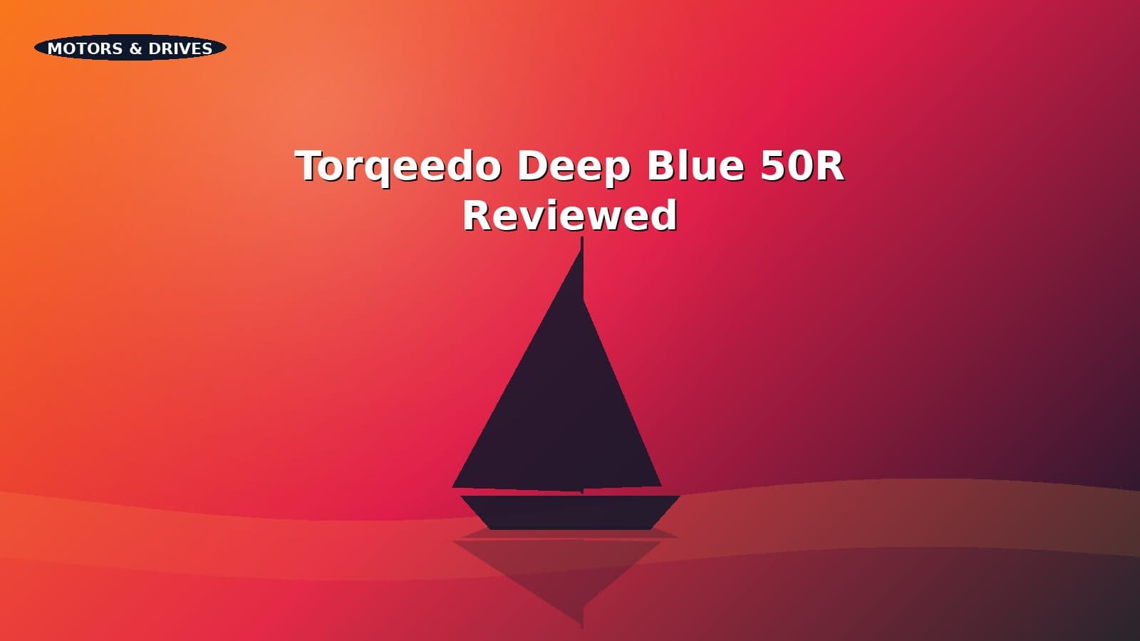 Sailboat fitted with a Torqeedo Deep Blue 50R electric inboard system.